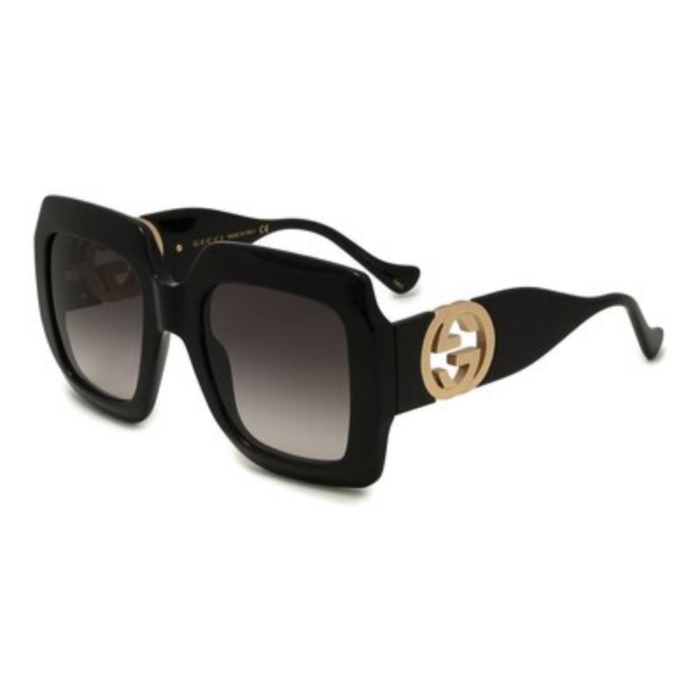 NEW GUCCI GG1022S 006 WOMEN’S BLACK SQUARE  SUNGLASSES GUCCI